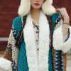 Tibetischer Streifenschal in Multicolor Tibetan Multicolored Striped Shawl