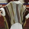 Tibetischer Streifenschal in Multicolor Tibetan Multicolored Striped Shawl