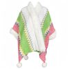 Tibetischer Streifenschal in Multicolor Tibetan Multicolored Striped Shawl