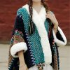 Tibetischer Streifenschal in Multicolor Tibetan Multicolored Striped Shawl
