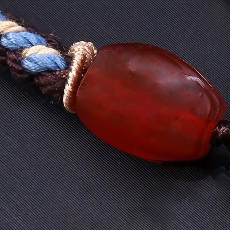 Tibetan Nine-eye Dzi Bead Protection Necklace Tibetan Nine-eye Dzi Bead Protection Necklace
