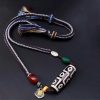 Tibetan Nine-eye Dzi Bead Protection Necklace Tibetan Nine-eye Dzi Bead Protection Necklace