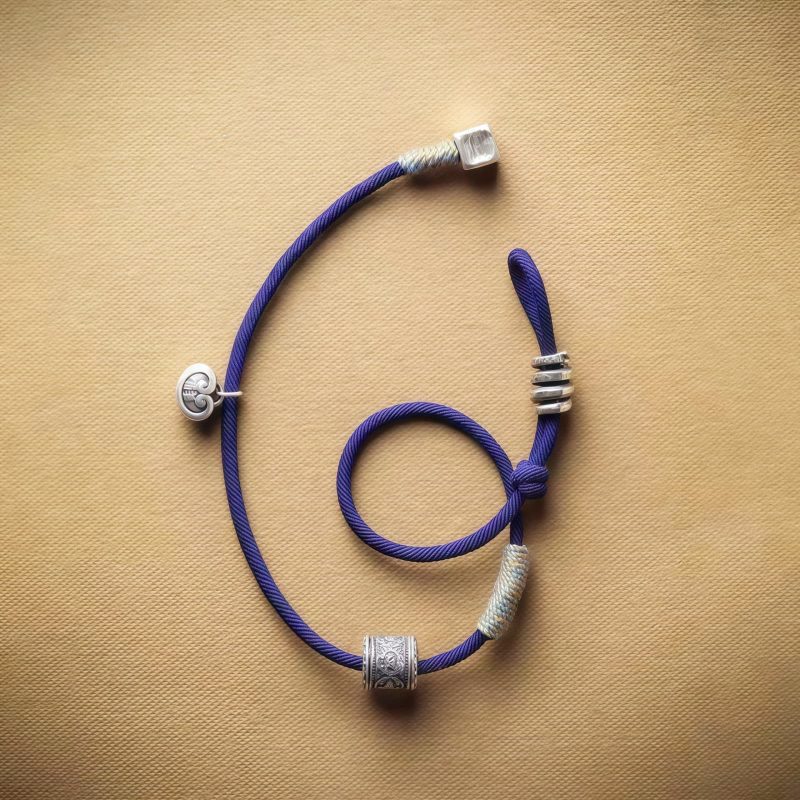 Tibetan Om Mani Padme Hum Amulet Double Wrap Bracelet Tibetan Om Mani Padme Hum Amulet Double Wrap Bracelet