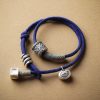 Tibetan Om Mani Padme Hum Amulet Double Wrap Bracelet Tibetan Om Mani Padme Hum Amulet Double Wrap Bracelet