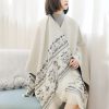 Tibetan Geometric Pattern Shawl Tibetan Geometric Pattern Shawl