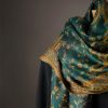 Tibetan Polyester Cashew Flower Wrap Tibetan Polyester Cashew Flower Wrap