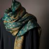 Tibetan Polyester Cashew Flower Wrap Tibetan Polyester Cashew Flower Wrap