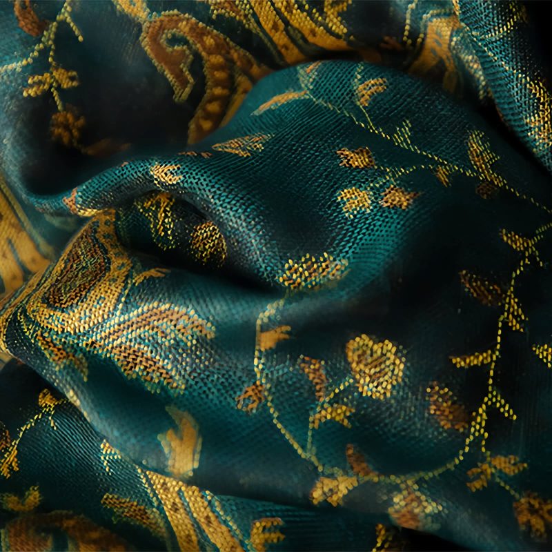Tibetan Polyester Cashew Flower Wrap Tibetan Polyester Cashew Flower Wrap
