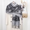 Tibetan Polyester Cashew Flower Wrap Tibetan Polyester Cashew Flower Wrap