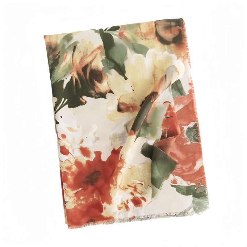 Tibetan Retro Floral Design Shawl Tibetan Retro Floral Design Shawl