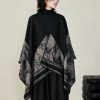 Tibetan Double-sided Shawl with Sika Deer Design Tibetan Double-sided Shawl with Sika Deer Design