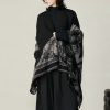 Tibetan Double-sided Shawl with Sika Deer Design Tibetan Double-sided Shawl with Sika Deer Design