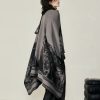 Tibetan Double-sided Shawl with Sika Deer Design Tibetan Double-sided Shawl with Sika Deer Design