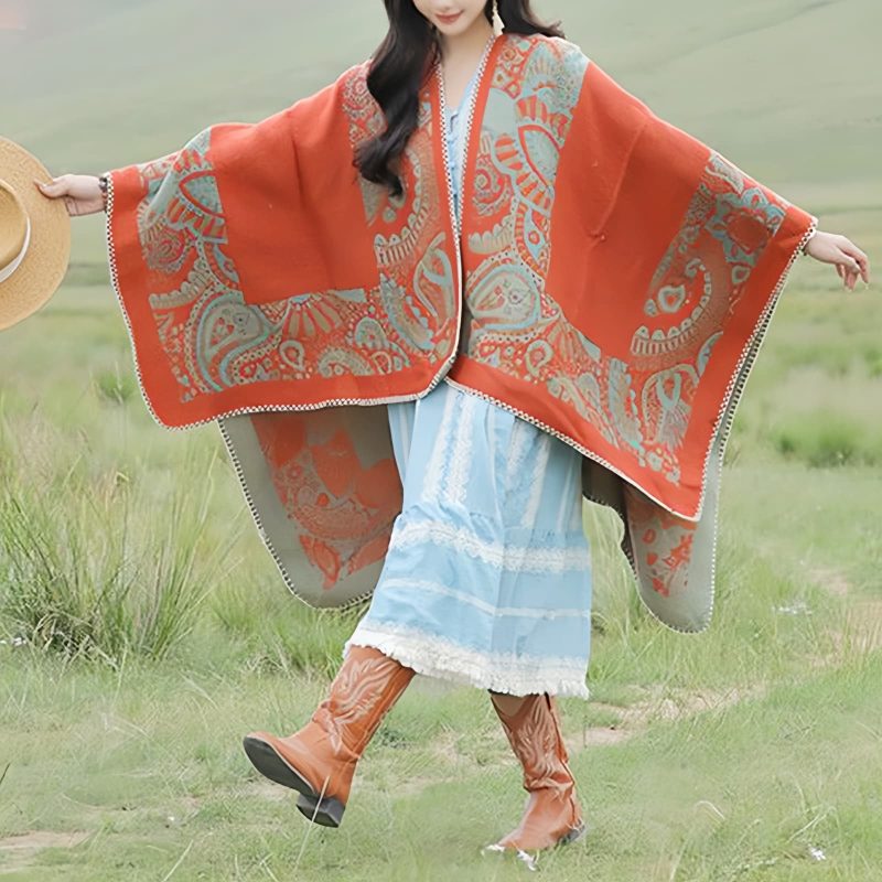 Tibetan Simple Pattern Shawl