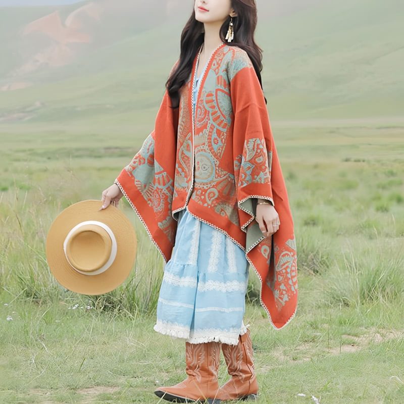 Tibetan Simple Pattern Shawl