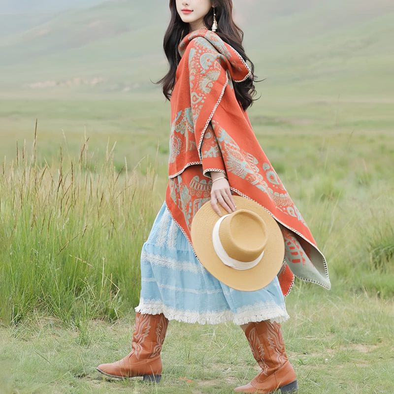 Tibetan Simple Pattern Shawl