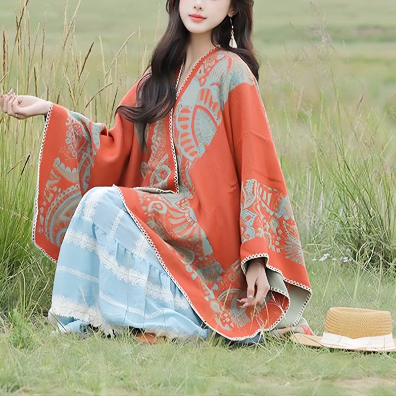 Tibetan Simple Pattern Shawl