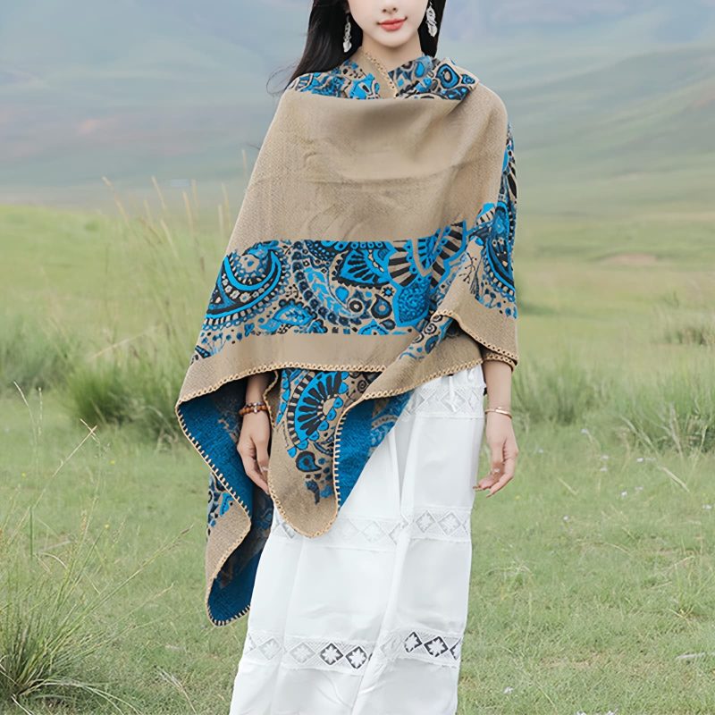 Tibetan Simple Pattern Shawl