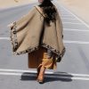 Tibetan Small Floral Hooded Shawl Tibetan Small Floral Hooded Shawl