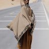 Tibetan Small Floral Hooded Shawl Tibetan Small Floral Hooded Shawl