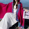 Tibetan Small Floral Hooded Shawl Tibetan Small Floral Hooded Shawl
