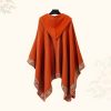 Tibetan Small Floral Hooded Shawl Tibetan Small Floral Hooded Shawl