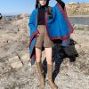 Tibetan Small Floral Hooded Shawl Tibetan Small Floral Hooded Shawl