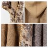 Tibetan Small Floral Hooded Shawl Tibetan Small Floral Hooded Shawl
