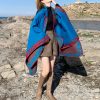 Tibetan Small Floral Hooded Shawl Tibetan Small Floral Hooded Shawl