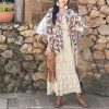Tibetan Polyester Striped Shawl Wrap Tibetan Polyester Striped Shawl Wrap