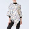 Tibetan Striped Pullover Tassel Shawl Tibetan Striped Pullover Tassel Shawl