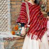 Tibetan Striped Pullover Tassel Shawl Tibetan Striped Pullover Tassel Shawl