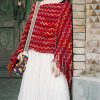 Tibetan Striped Pullover Tassel Shawl Tibetan Striped Pullover Tassel Shawl