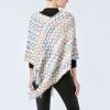 Tibetan Striped Pullover Tassel Shawl Tibetan Striped Pullover Tassel Shawl