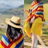 Tibetan Tassel Design Cozy Travel Shawl Tibetan Tassel Design Cozy Travel Shawl