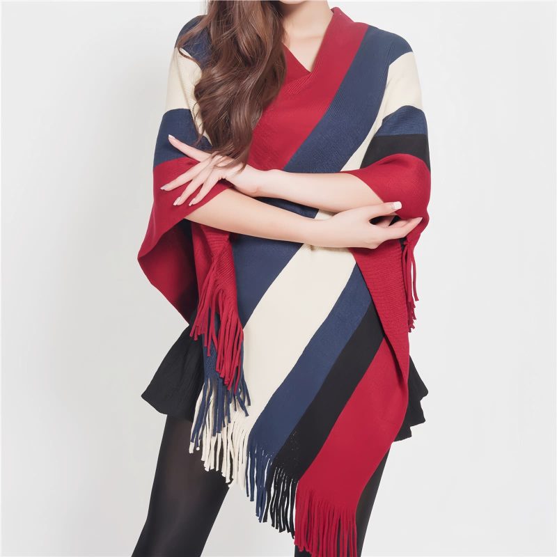 Tibetan Tassel Design Cozy Travel Shawl Tibetan Tassel Design Cozy Travel Shawl