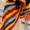 Tibetan Tassel Design Cozy Travel Shawl Tibetan Tassel Design Cozy Travel Shawl