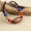 Tibetan Three-Eye Dzi Bead Protection Necklace Tibetan Three-Eye Dzi Bead Protection Necklace