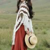 Tibetan Triangular Striped Tassel Shawl Tibetan Triangular Striped Tassel Shawl