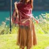 Tibetan Vine Leaves Pattern Shawl Tibetan Vine Leaves Pattern Shawl