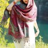 Tibetan Vine Leaves Pattern Shawl Tibetan Vine Leaves Pattern Shawl