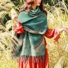 Tibetan Vine Leaves Pattern Shawl Tibetan Vine Leaves Pattern Shawl
