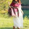 Tibetan Vine Leaves Pattern Shawl Tibetan Vine Leaves Pattern Shawl
