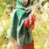 Tibetan Vine Leaves Pattern Shawl Tibetan Vine Leaves Pattern Shawl