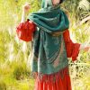Tibetan Vine Leaves Pattern Shawl Tibetan Vine Leaves Pattern Shawl
