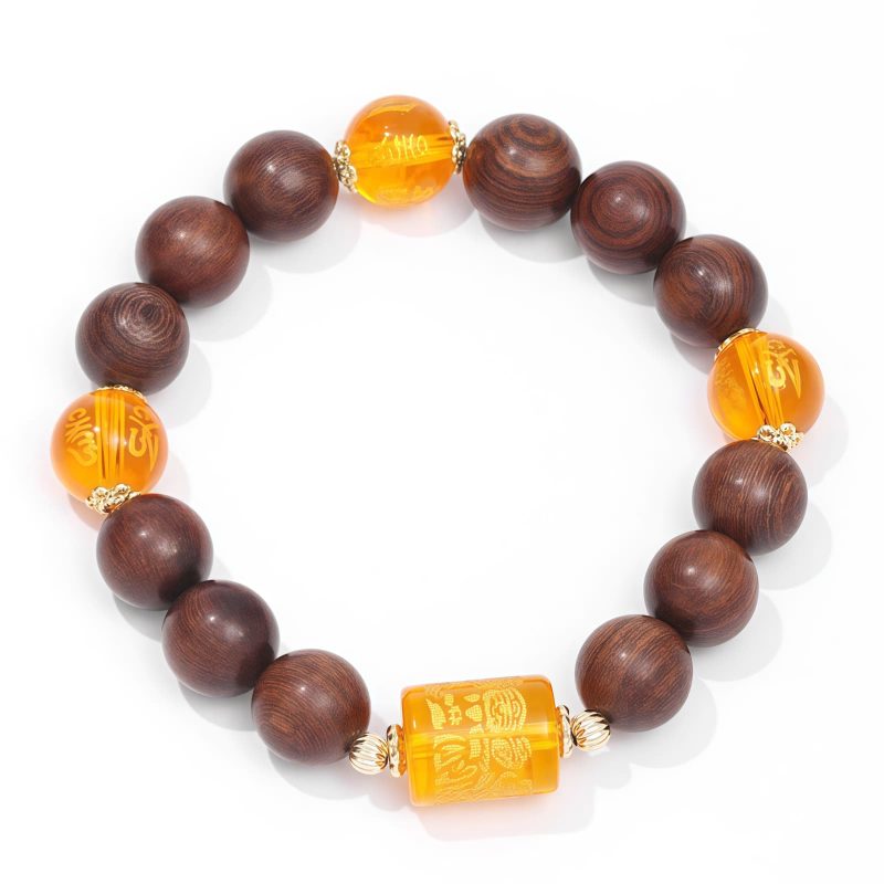 Tibetan Zhennan Wood Om Mani Padme Hum Bracelet Tibetan Zhennan Wood Om Mani Padme Hum Bracelet