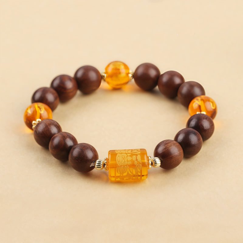 Tibetan Zhennan Wood Om Mani Padme Hum Bracelet Tibetan Zhennan Wood Om Mani Padme Hum Bracelet