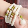 White Jade Bodhi Harmony Bracelet White Jade Bodhi Harmony Bracelet