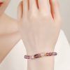 Aquamarine Strawberry Quartz Healing Bracelet Aquamarine Strawberry Quartz Healing Bracelet