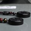 Black Obsidian Yin Yang Strength Necklace Black Obsidian Yin Yang Strength Necklace